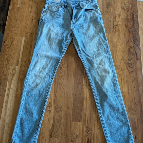 4 pairs of Levis 512 premium stretch selvedge denim jeans 30x32 blue and black - Picture 6 of 12